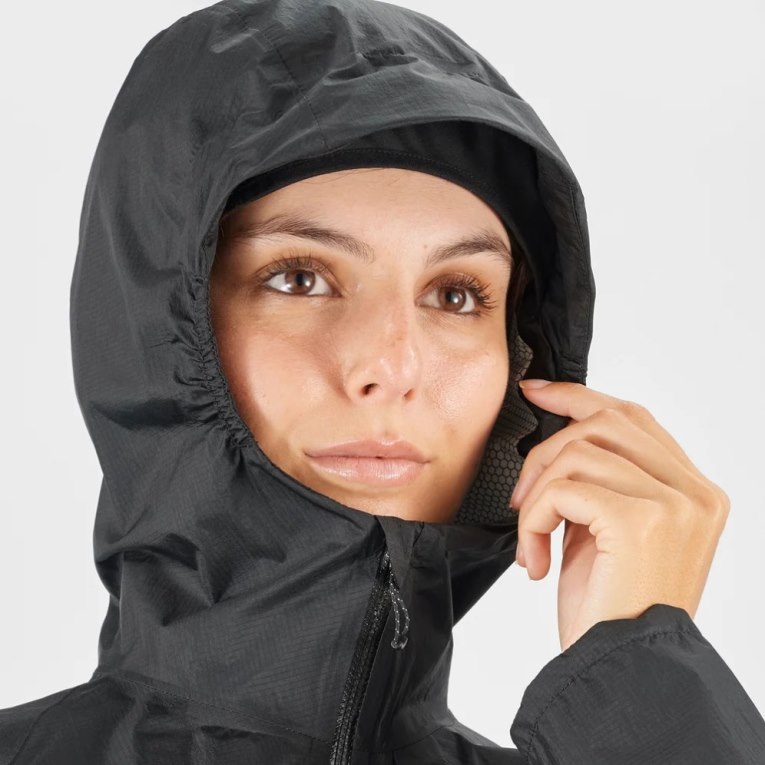 Salomon Bonatti Waterproof Women's Shell Jackets Black | CA 95H4